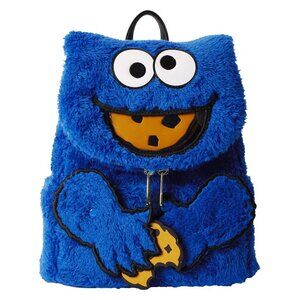 NWT Loungefly Sesame Street Cookie Monster Backpack